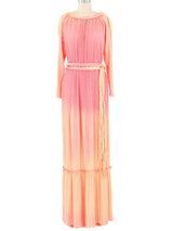 Mary McFadden Dimensional Pleated Maxi Dress Dress arcadeshops.com