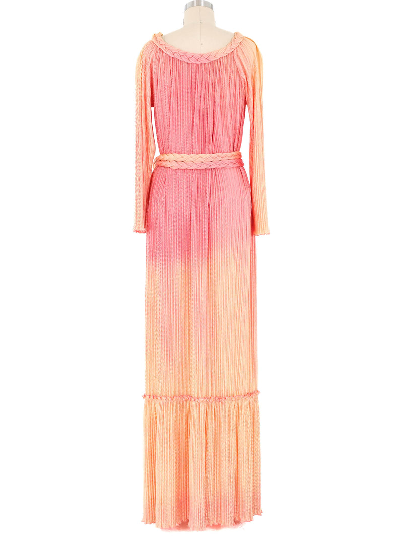 Mary McFadden Dimensional Pleated Maxi Dress Dress arcadeshops.com