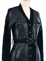 Jean Paul Gaultier Chainmail Panel Cardigan Jacket arcadeshops.com
