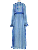 Raksha Block Printed Silk Dress Dress arcadeshops.com