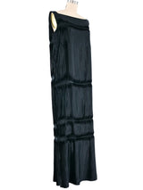 Gianfranco Ferre Pleated Tank Gown Dress arcadeshops.com