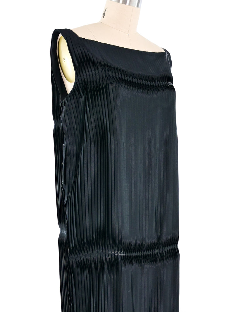 Gianfranco Ferre Pleated Tank Gown Dress arcadeshops.com