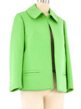 1960s Jacques Heim Green Jacket Jacket arcadeshops.com