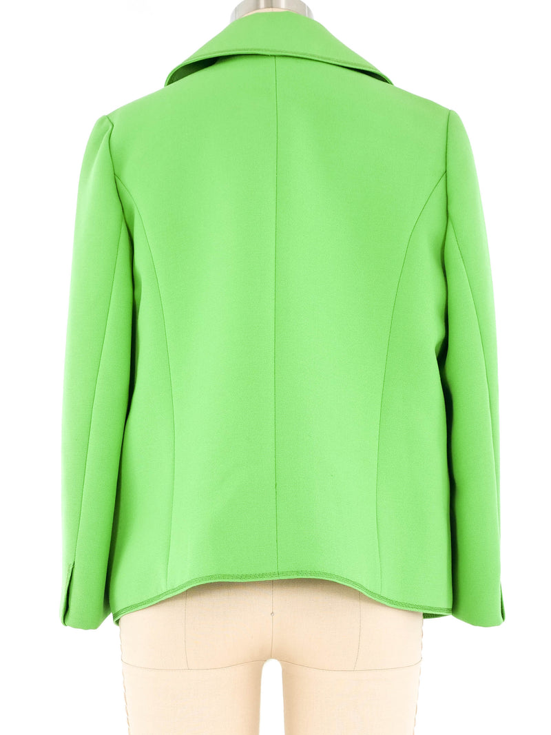 1960s Jacques Heim Green Jacket Jacket arcadeshops.com