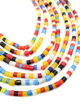 Multicolor Bead Bib Necklace Jewelry arcadeshops.com