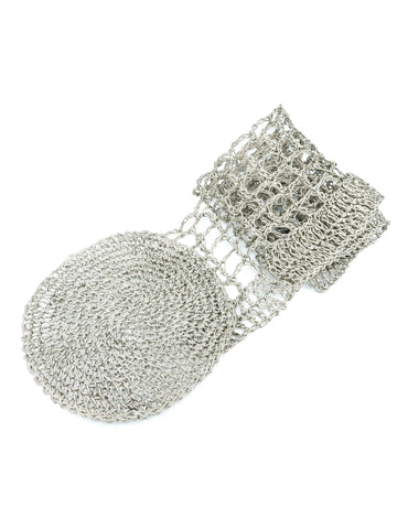 Oversize Metal Wire Crochet Belt display picture 1