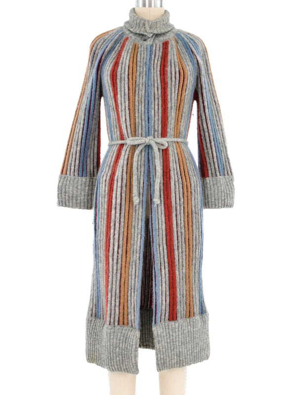 1968 Missoni Ribbed Knit Cardigan And Beanie Ensemble Jacket arcadeshops.com