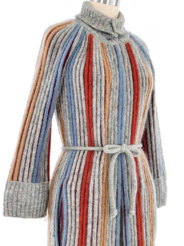 1968 Missoni Ribbed Knit Cardigan And Beanie Ensemble Jacket arcadeshops.com