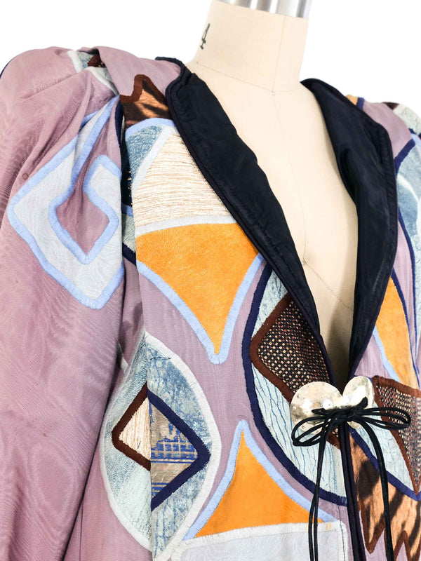 Judith Roberts Art To Wear Patchwork Jacket Jacket arcadeshops.com