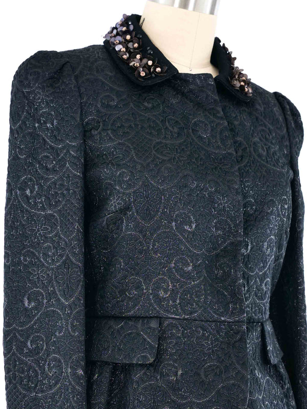 Valentino Embellished Brocade Jacket Jacket arcadeshops.com