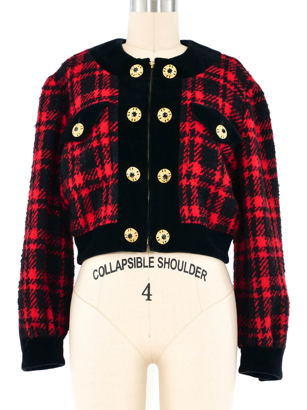 Louis Feraud, Jackets & Coats, Louis Feraud Designer Redblack Blazer