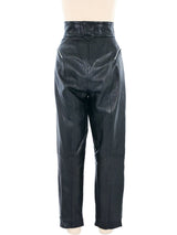 Alaia Leather Motorcycle Pants Bottom arcadeshops.com