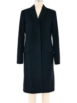 Helmut Lang Black Overcoat Outerwear arcadeshops.com