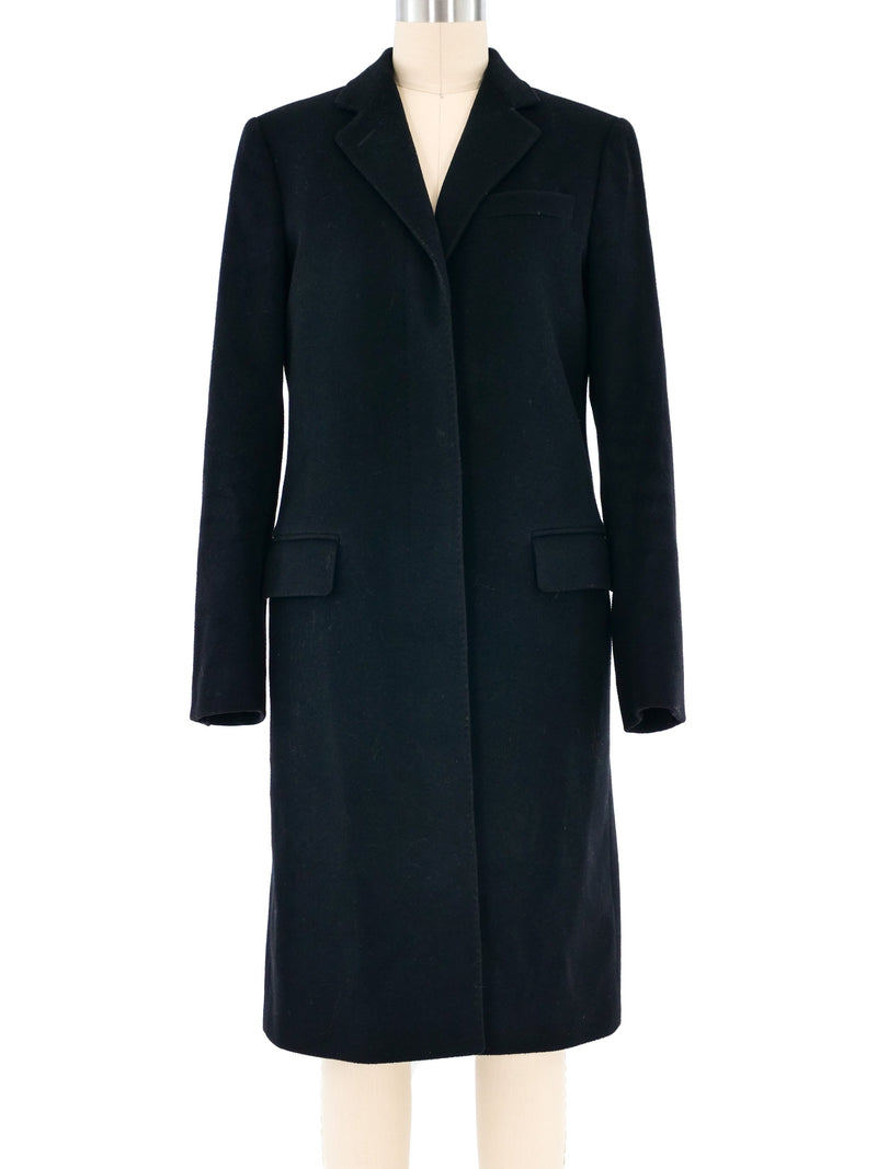 Helmut Lang Black Overcoat