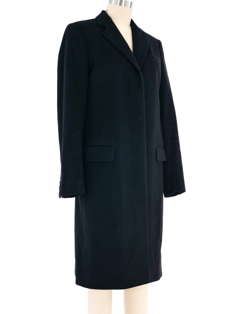 Helmut Lang Black Overcoat Outerwear arcadeshops.com