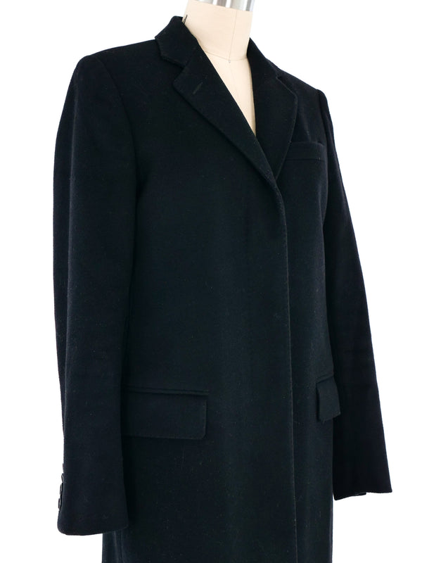 Helmut Lang Black Overcoat Outerwear arcadeshops.com