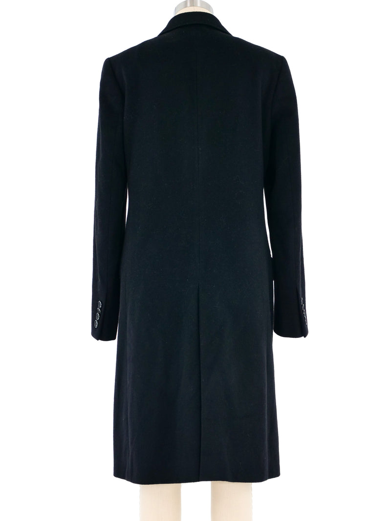 Helmut Lang Black Overcoat Outerwear arcadeshops.com