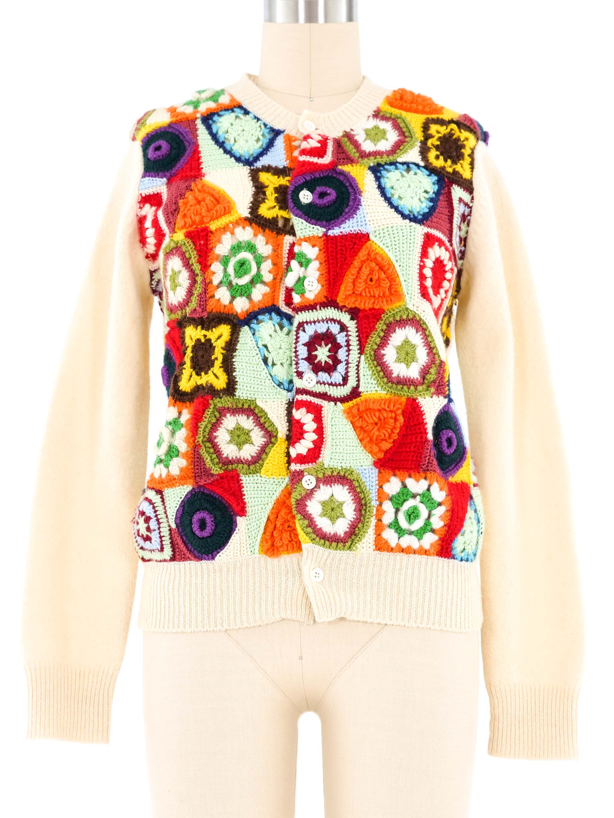 Comme des Garcons Granny Square Cardigan Comme des Garcons Granny Square Cardigan
