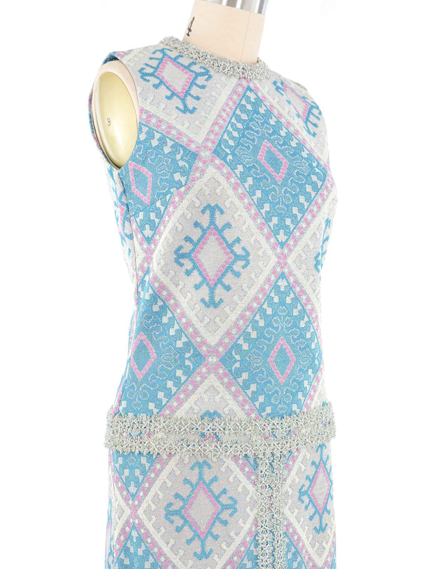 1960s Koret Metallic Brocade Ensemble Suit arcadeshops.com
