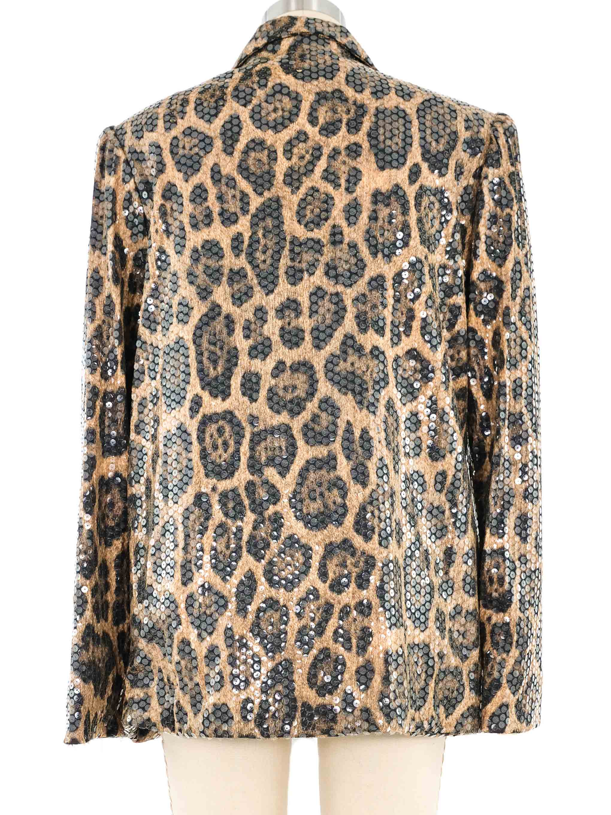 Sequin leopard hot sale print