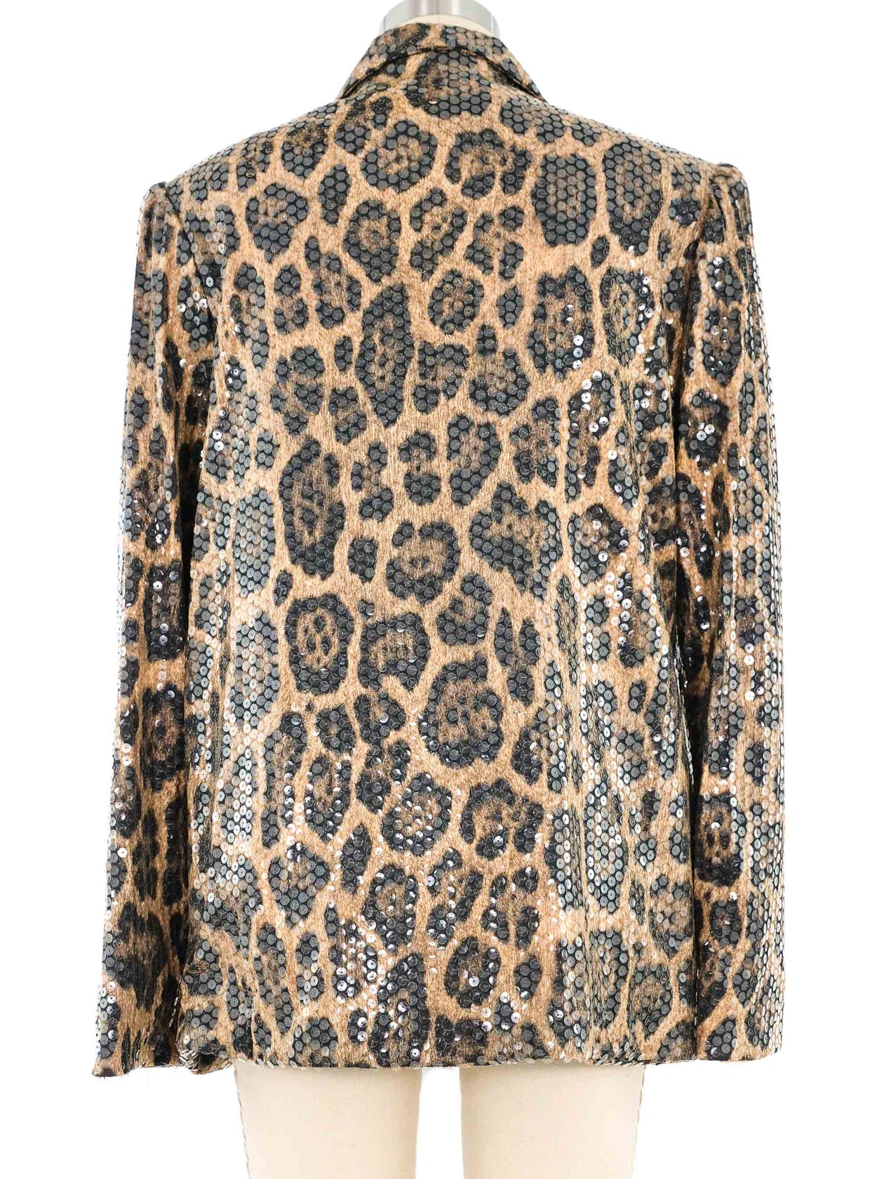 leopard print blazer jacket