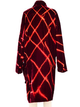 Norma Kamali Tie Dye Velvet Jacket Jacket arcadeshops.com