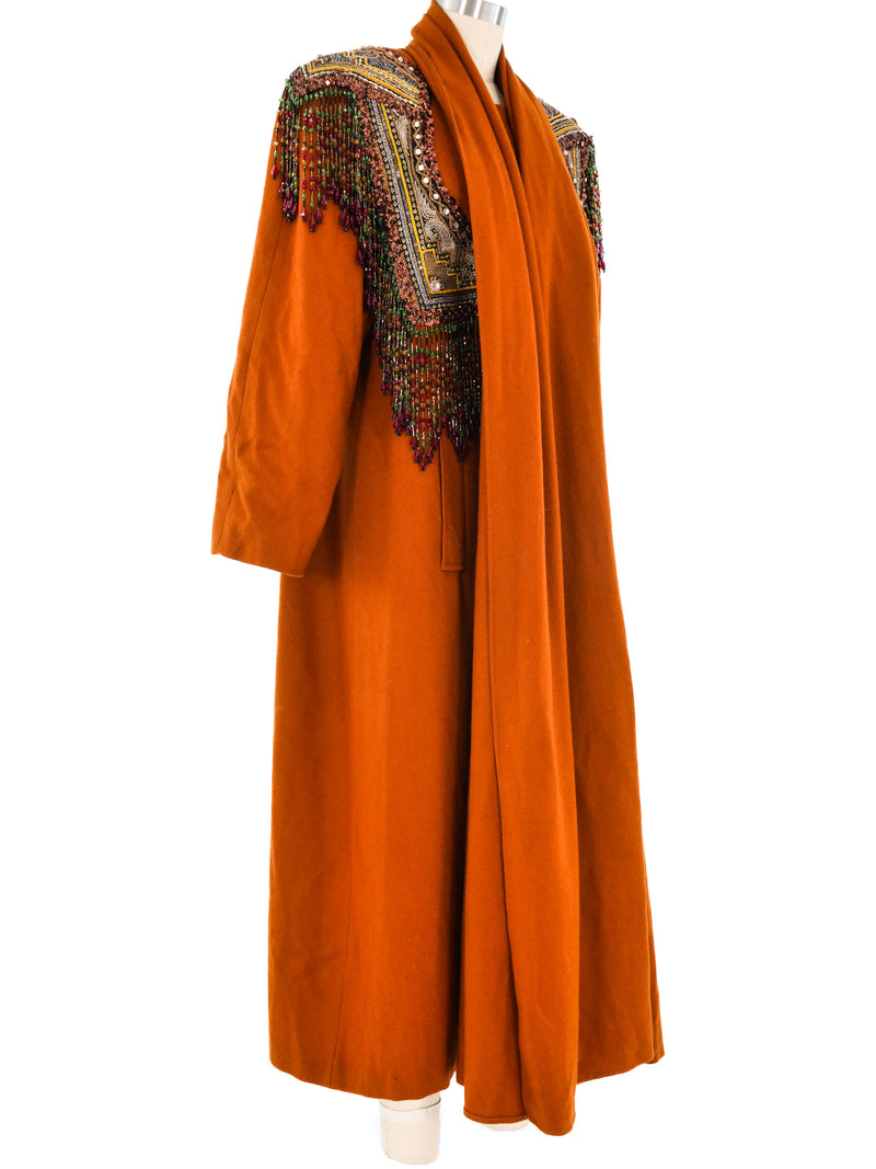 Bead Fringe Overcoat Jacket arcadeshops.com