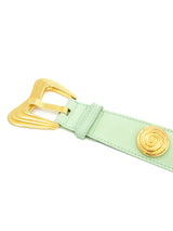 Escada Mint Suede Belt Accessory arcadeshops.com