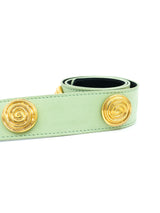 Escada Mint Suede Belt Accessory arcadeshops.com