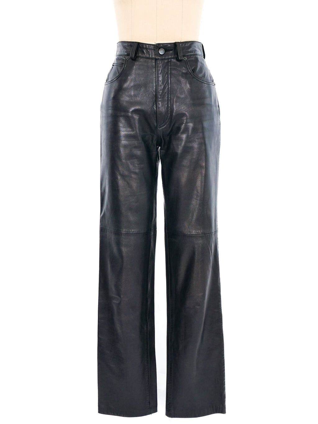 1990s North Beach Leather Pants