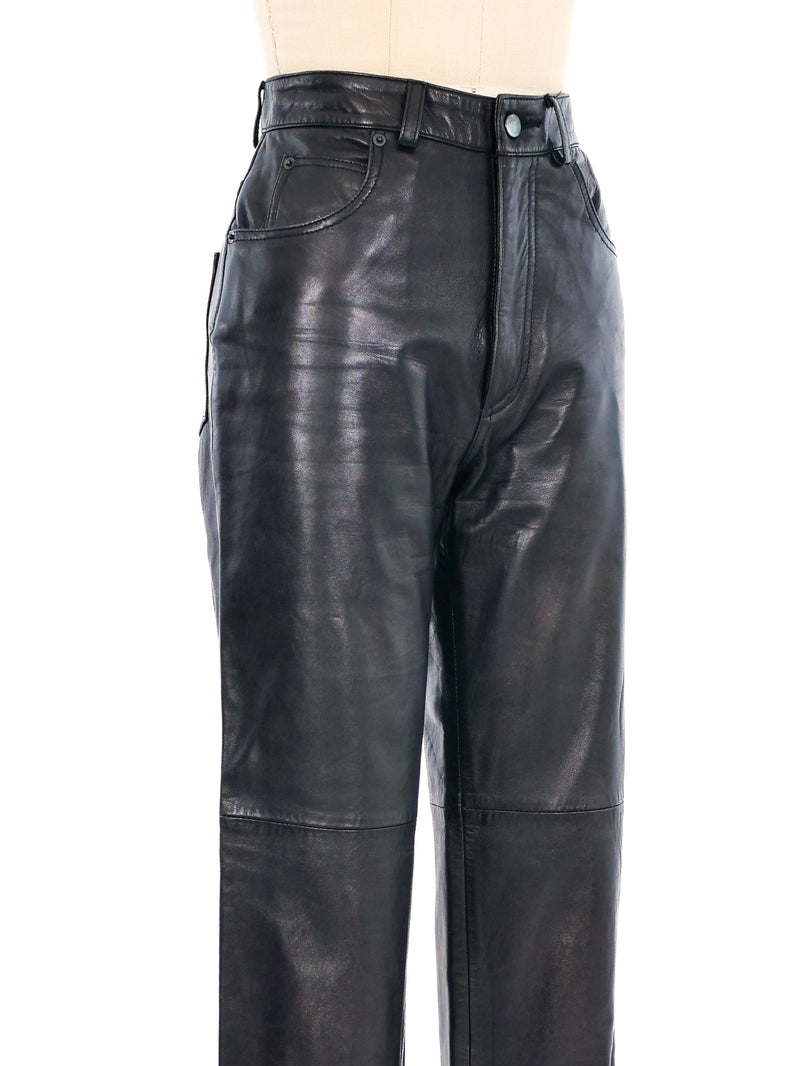 1990s North Beach Leather Pants Bottom arcadeshops.com