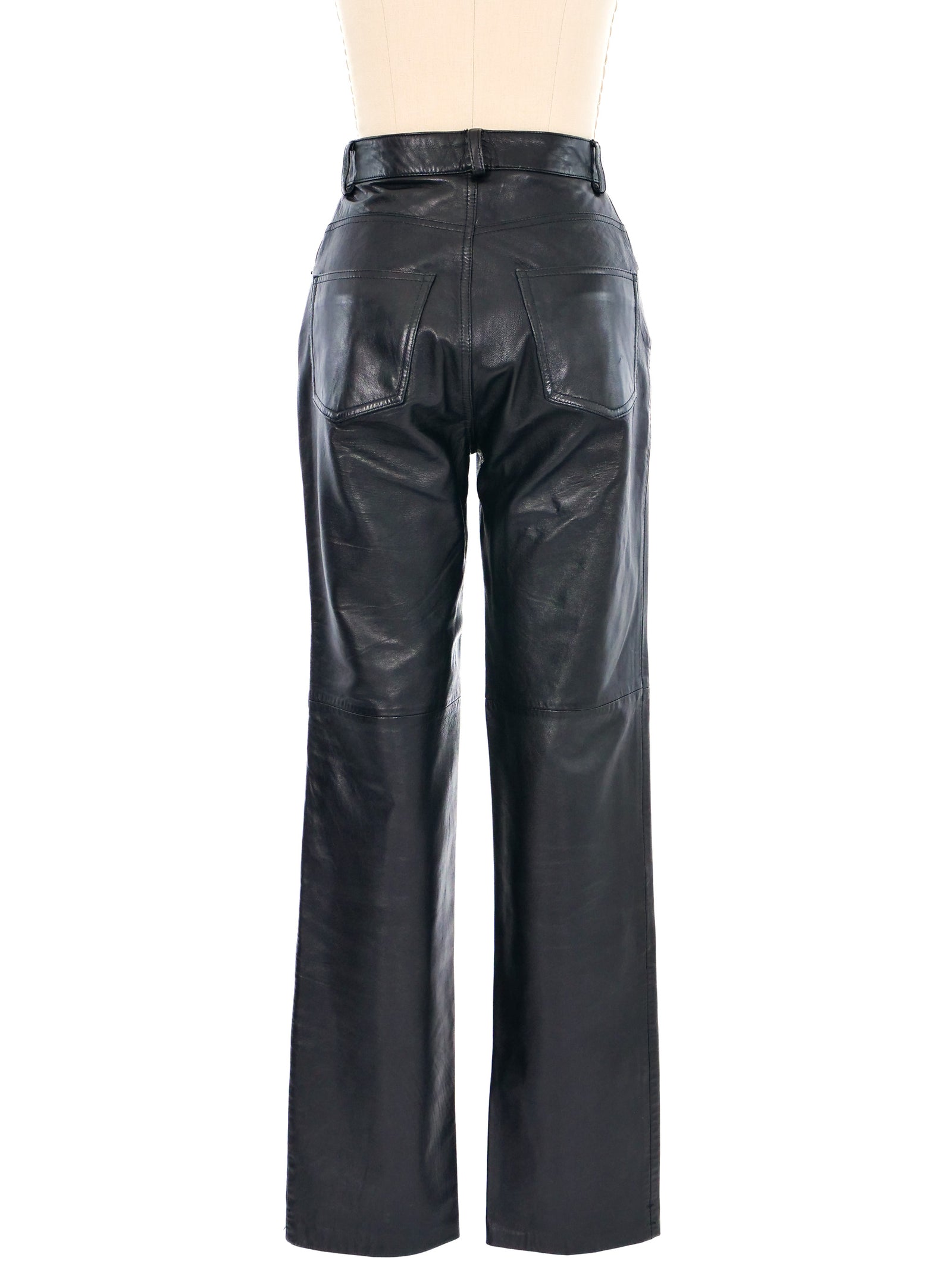 1990s North Beach Leather Pants
