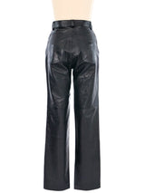 1990s North Beach Leather Pants Bottom arcadeshops.com