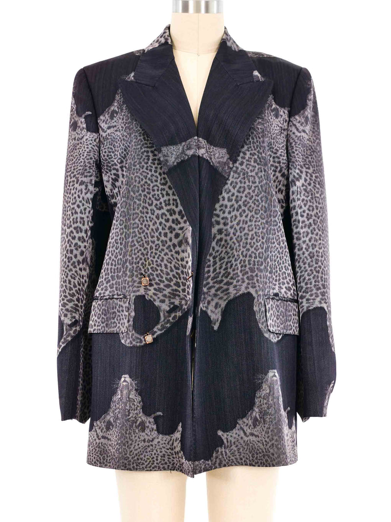 Jean Paul Gaultier Pelt Printed Blazer Jacket arcadeshops.com