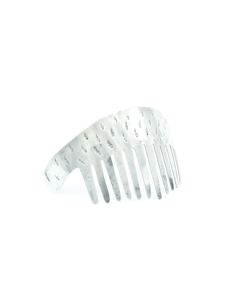 Sterling Silver Stamped Haircomb Accessory arcadeshops.com