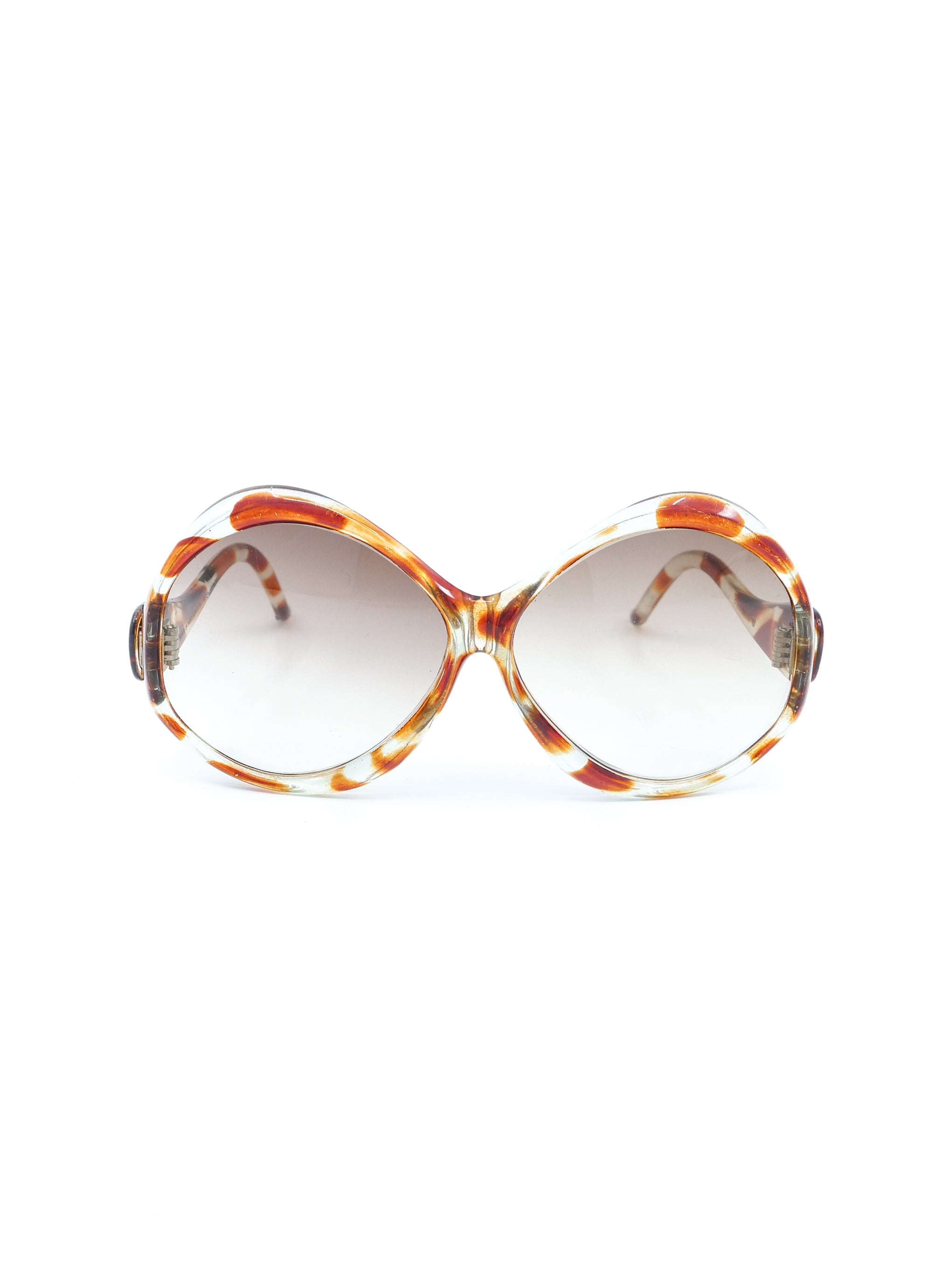 1970s Balenciaga Oversized Tortoise Shell Sunglasses