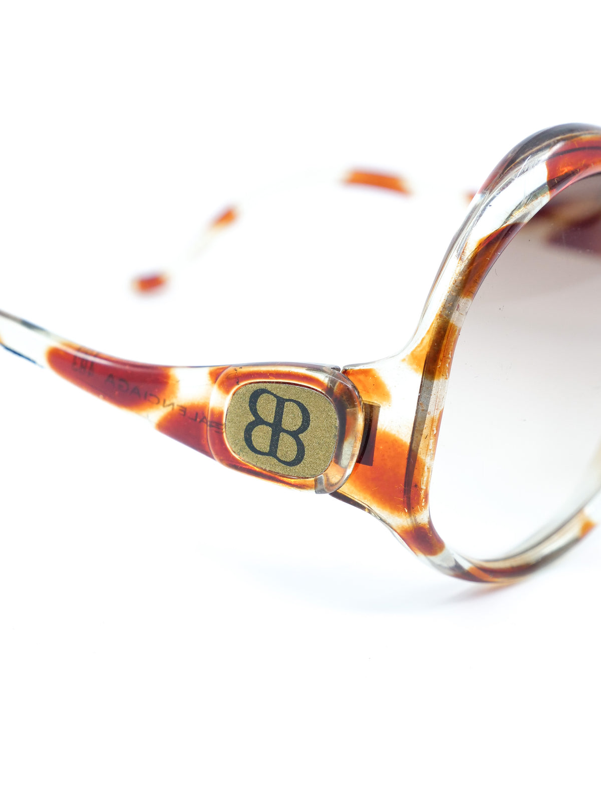 Balenciaga Sunglasses Tortoiseshell Oversized Balenciaga Dynasty BB Cat-Eye Tortoiseshell Acetate  main image 4