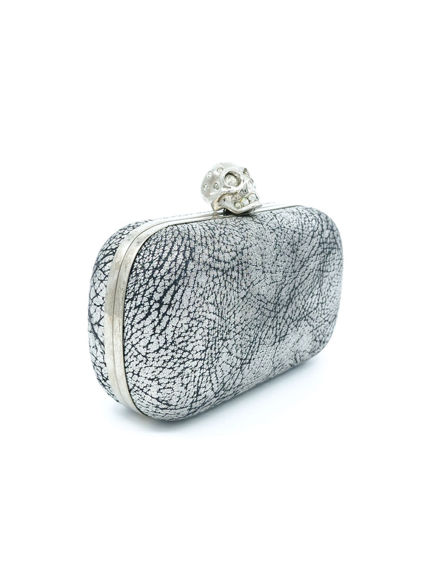 Alexander McQueen Britannia Skull Box Clutch Accessory arcadeshops.com