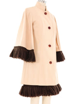 Lilli Ann Yarn Fringe Dress and Coat Ensemble Suit arcadeshops.com