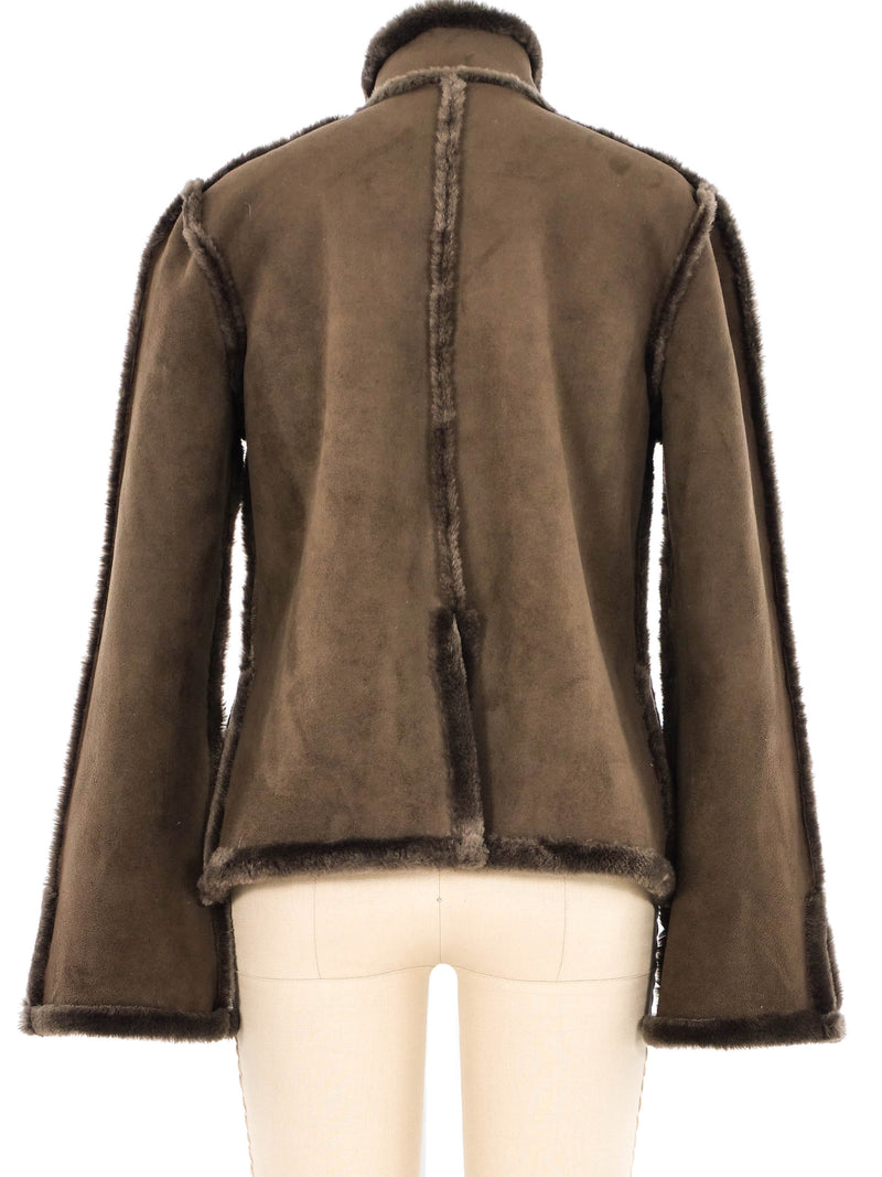 Chloe Faux Suede Jacket Jacket arcadeshops.com