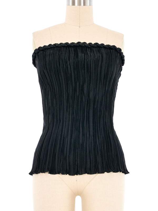 Mary McFadden Sleeveless Pleated Top Top arcadeshops.com