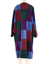 1970s Missoni Check Knit Coat Jacket arcadeshops.com