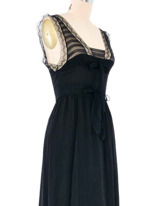 1994 Chanel Silk Slip Dress Dress arcadeshops.com