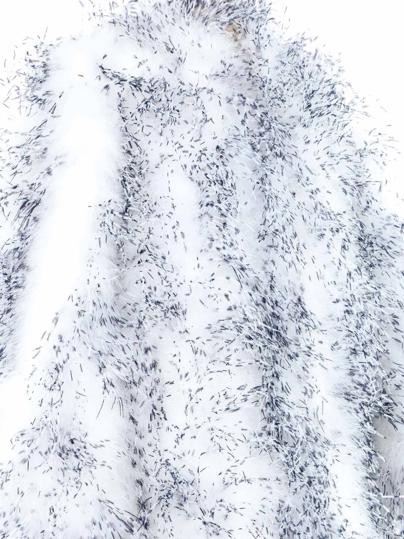 Speckled Marabou Feather Coat Jacket arcadeshops.com