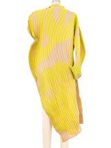 Issey Miyake Pleated Asymmetrical Dress Dress arcadeshops.com