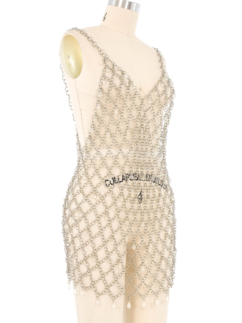 Bead Embellished Chainmail Dress Dress arcadeshops.com