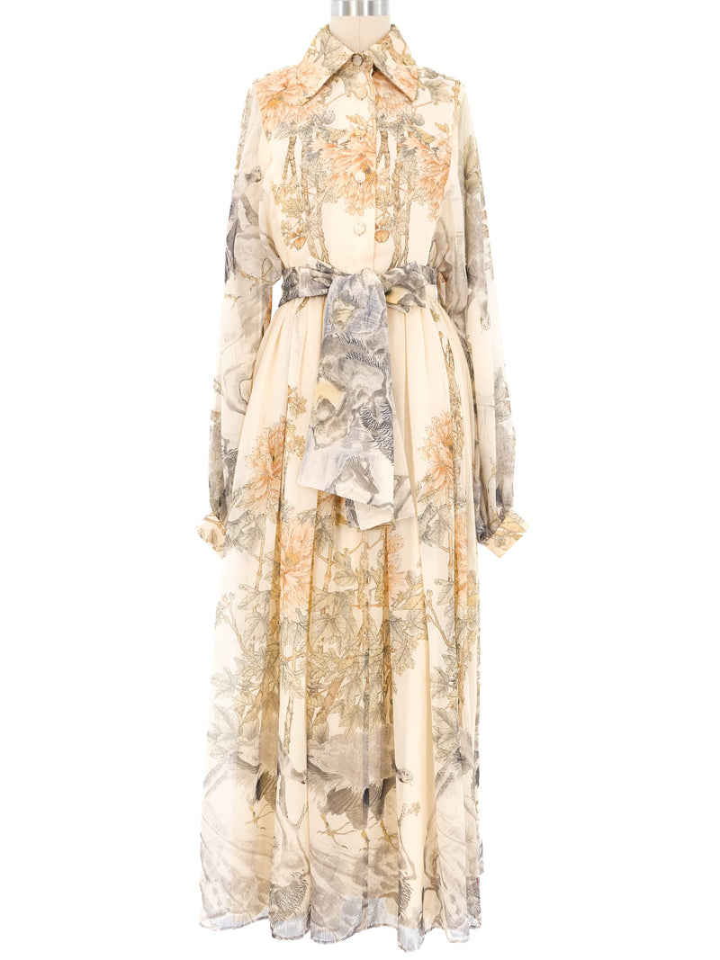 Jean Varon Floral Printed Maxi Dress Dress arcadeshops.com