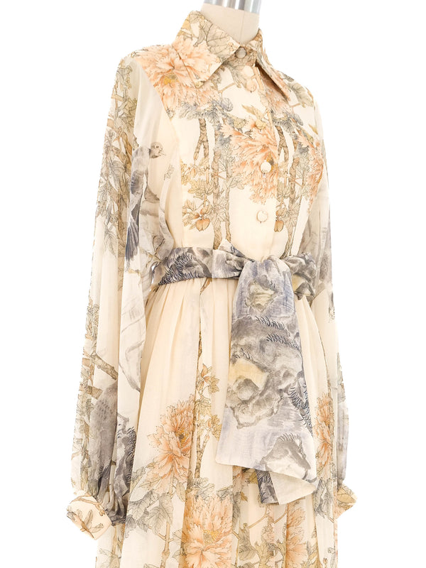 Jean Varon Floral Printed Maxi Dress Dress arcadeshops.com
