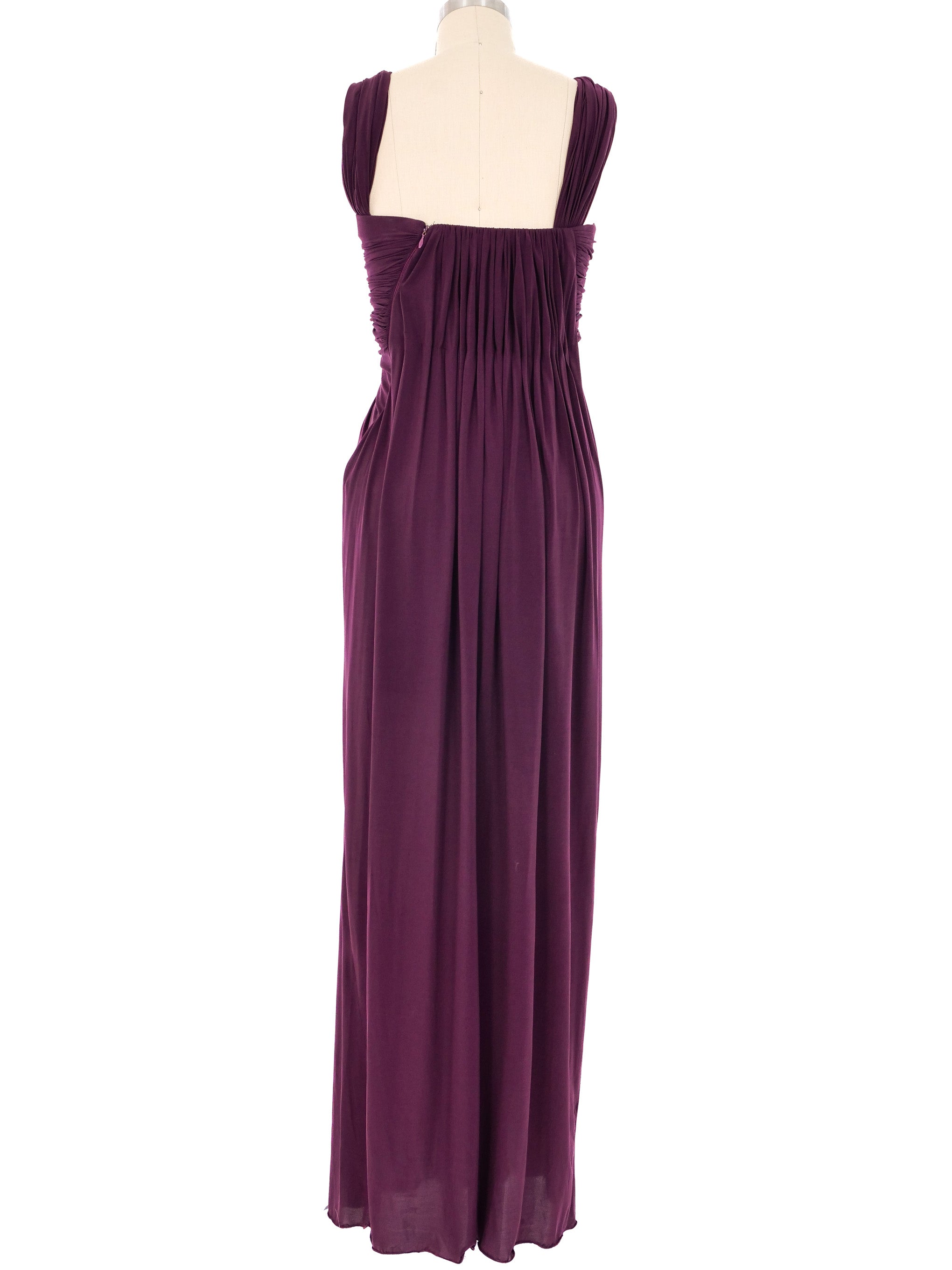 Donna karan purple on sale dress