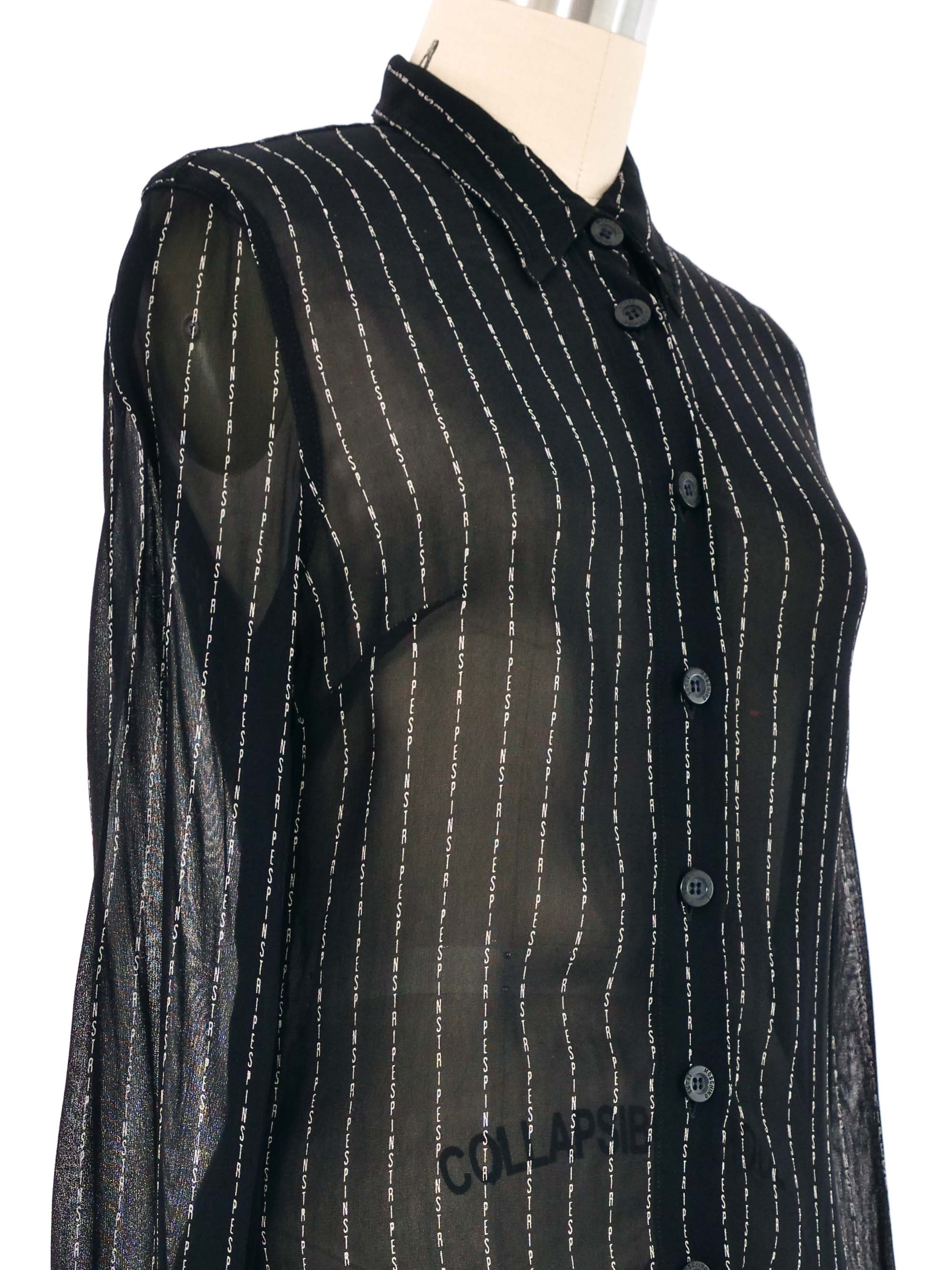 1点物★ONE & ONLY Maniérisme BlousEn CHINOISERIE-B PRINTED OPEN COLLAR SHIRT(S Blue): Vintage 1.2